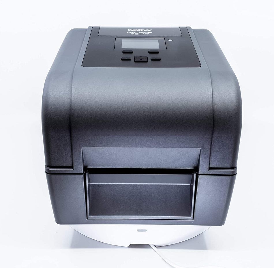Brother TD-4750TNWB 4-inch Thermal Transfer Desktop Network Barcode and Label Printer for Labels and Barcodes, 300 dpi, 6 IPS, Standard USB 2.0, Serial, Ethernet LAN, Built-in Wi-Fi and Bluetooth