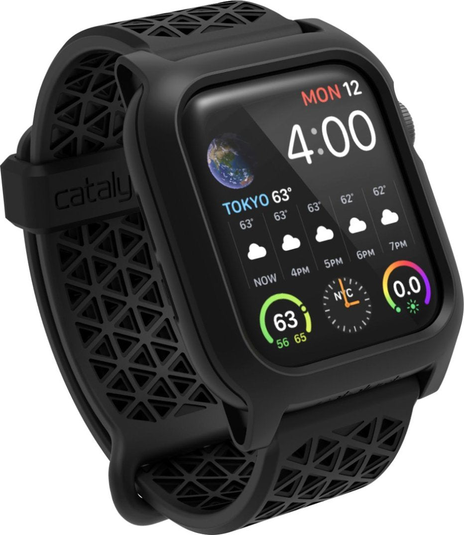 Catalyst - Band and Protective Case for Apple Watch® 40mm - Stealth Black