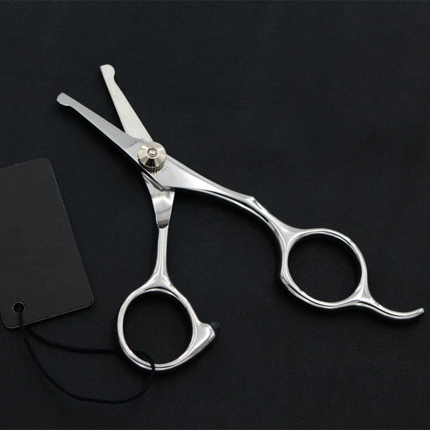 Round Head Pet Grooming Straight And Thinning Scissors