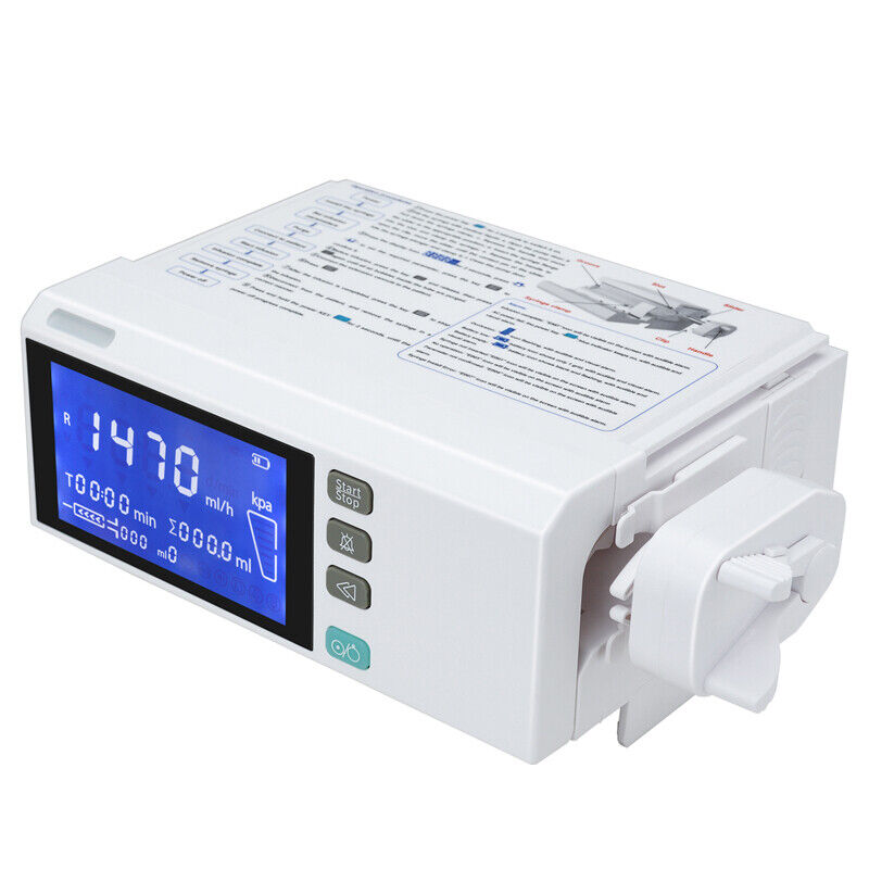 Carejoy 4.3inch Rechargeable ICU Single Channel Syringe Pump Iv infusion Pump