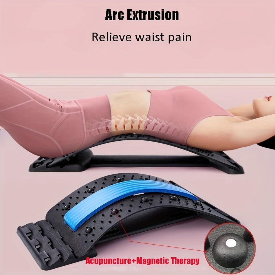 1pc Back Stretcher Massager; Back Massage Neck Stretcher; Back Pain Relief; Back Cracker Board; Posture Corrector; Back Massage