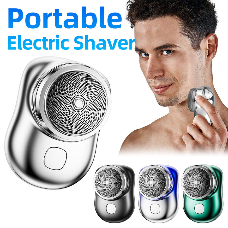 Electric Razor for Men; Mini Shave Portable Electric Shaver US Random Color